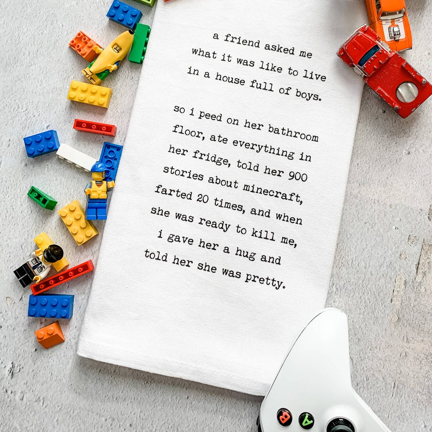 House Full of Boys Kitchen Towel