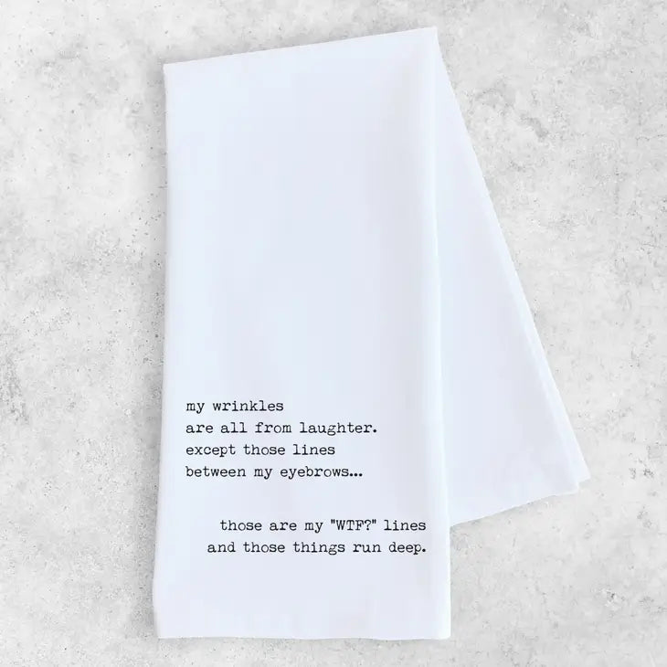 WTF Lines Kitchen Towel