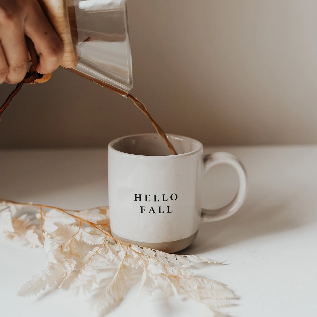 Hello Fall Stoneware Mug
