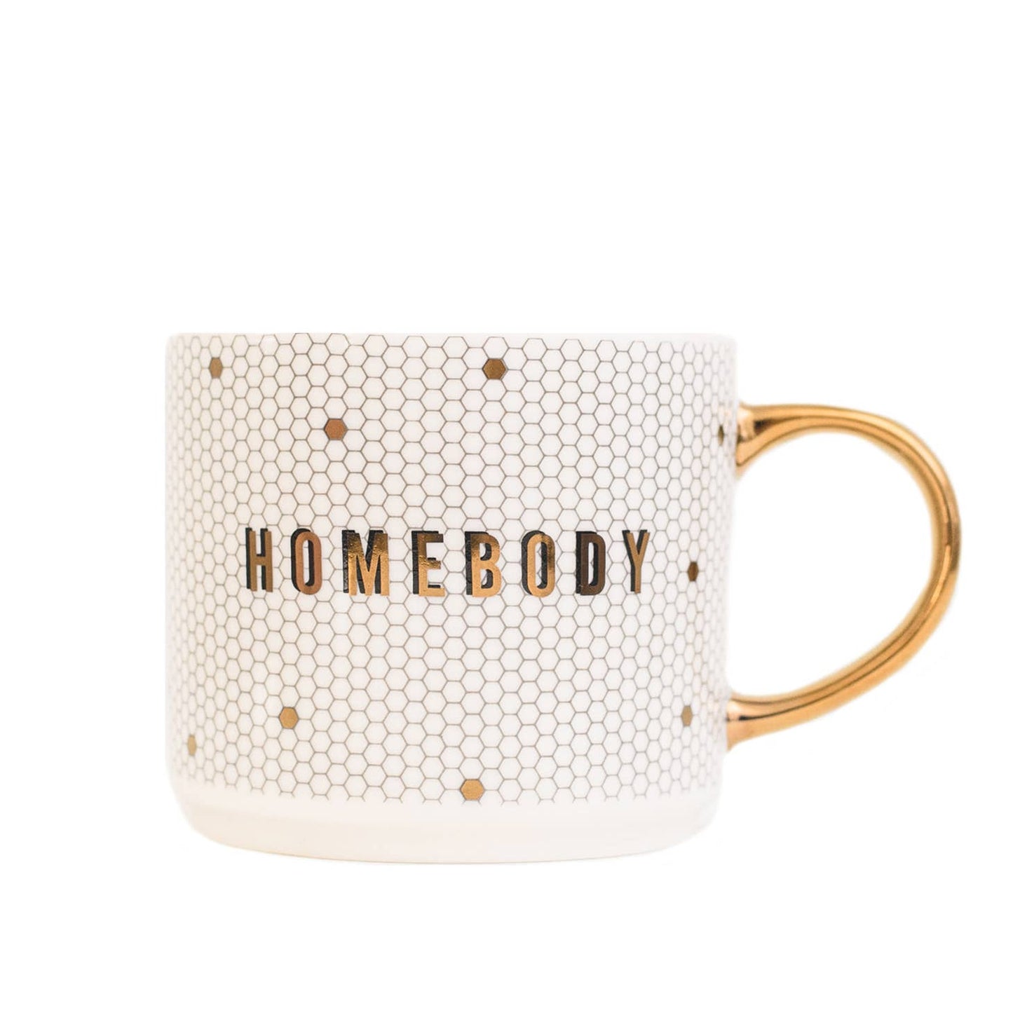Homebody Gold Tile Mug