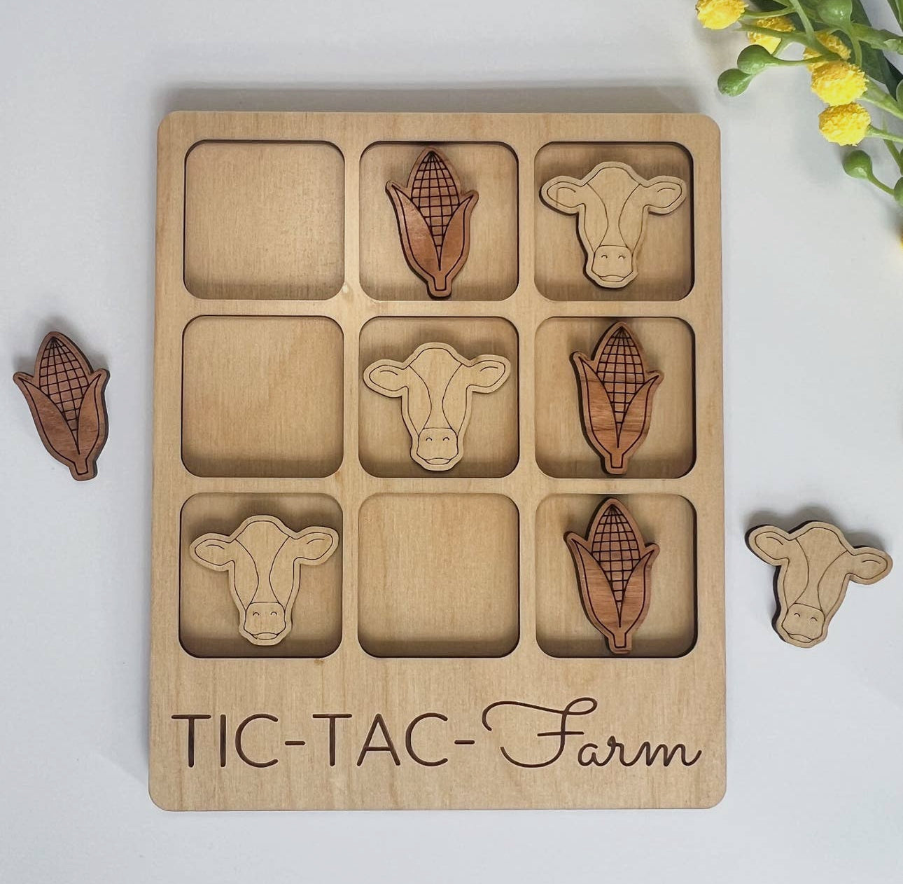 Handmade Tic Tac Toe Game