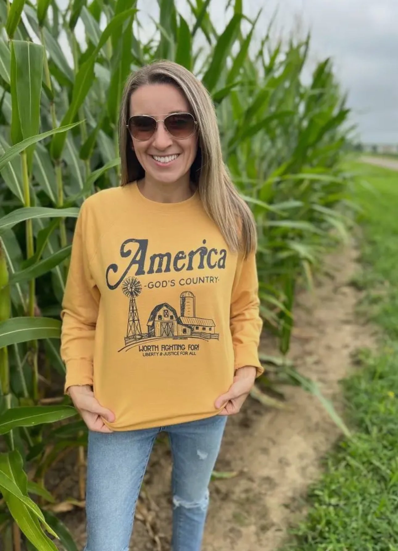 America God’s Country Sweatshirt