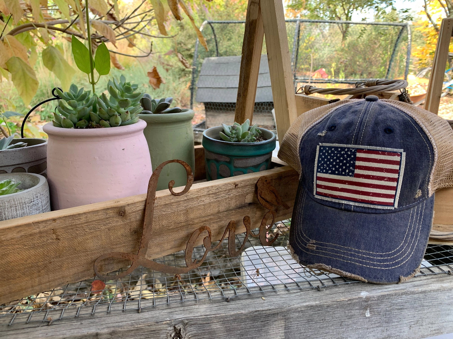 American Flag Hat