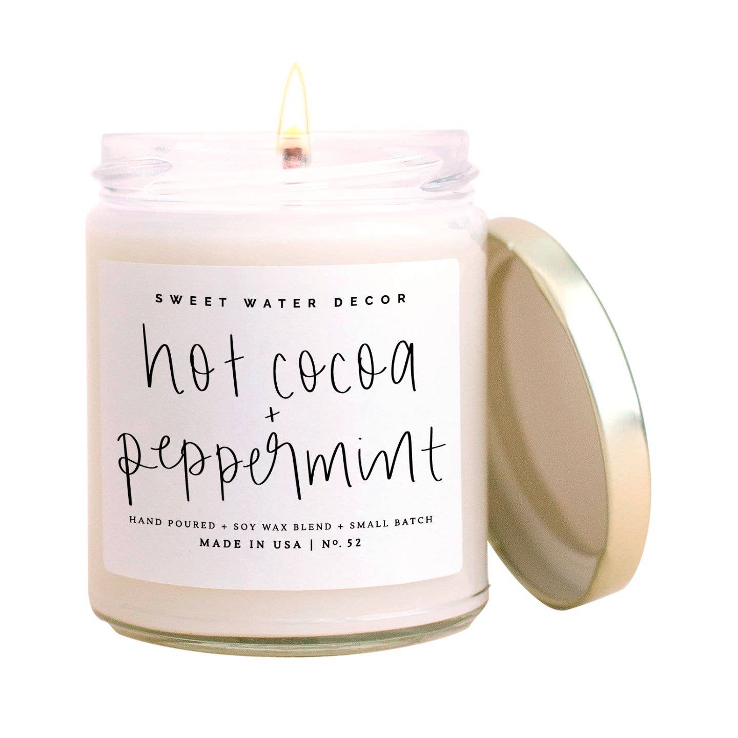Hot Cocoa & Peppermint Soy Candle