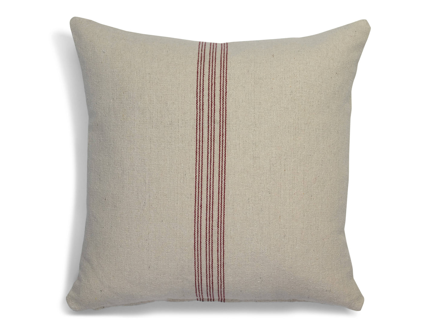 Farmhouse Red Nine Stripe Pillow Cover
