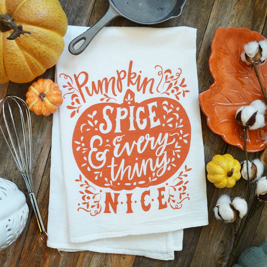 Pumpkin Spice Kitchen Towel