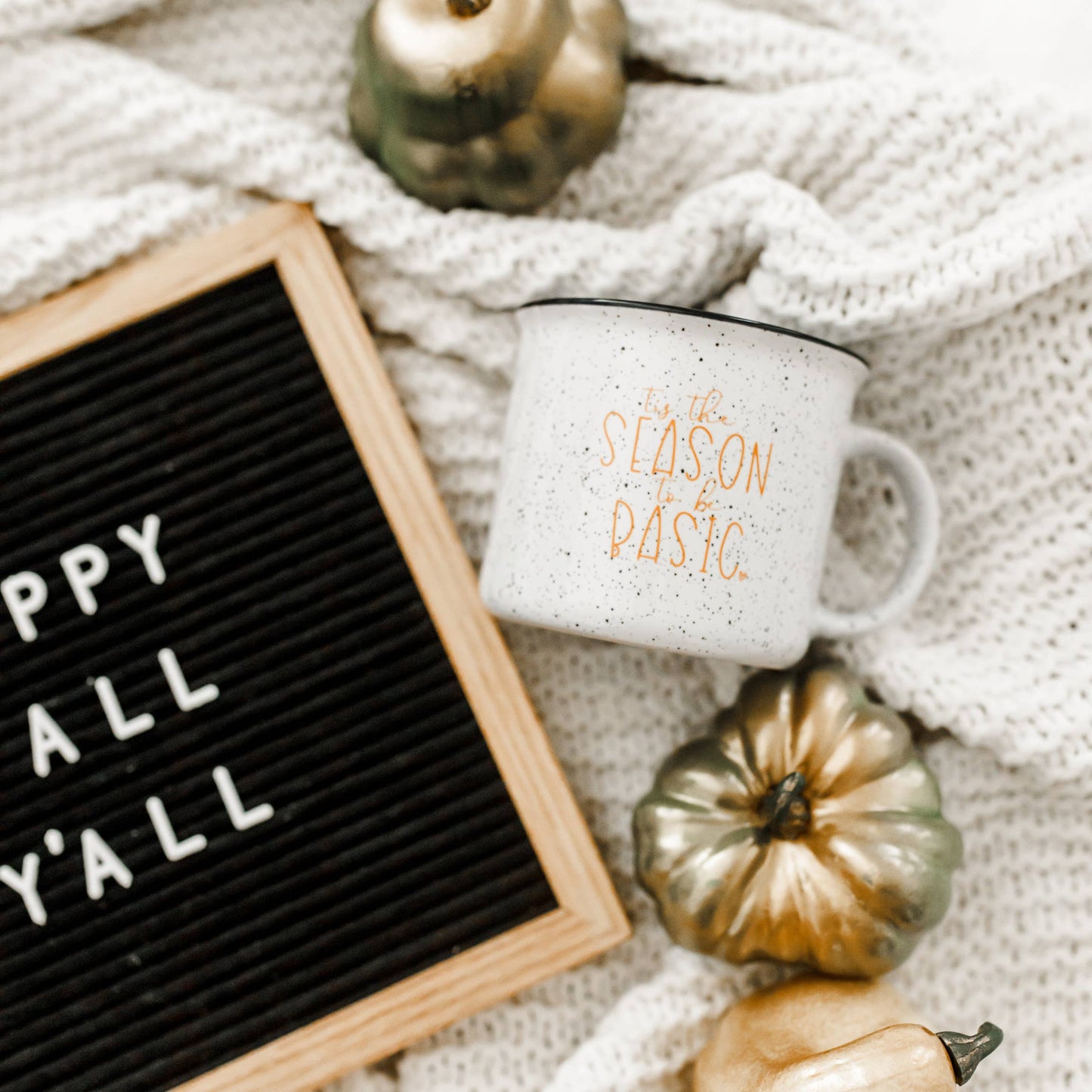 Tis the Season to be Basic Campfire Mug