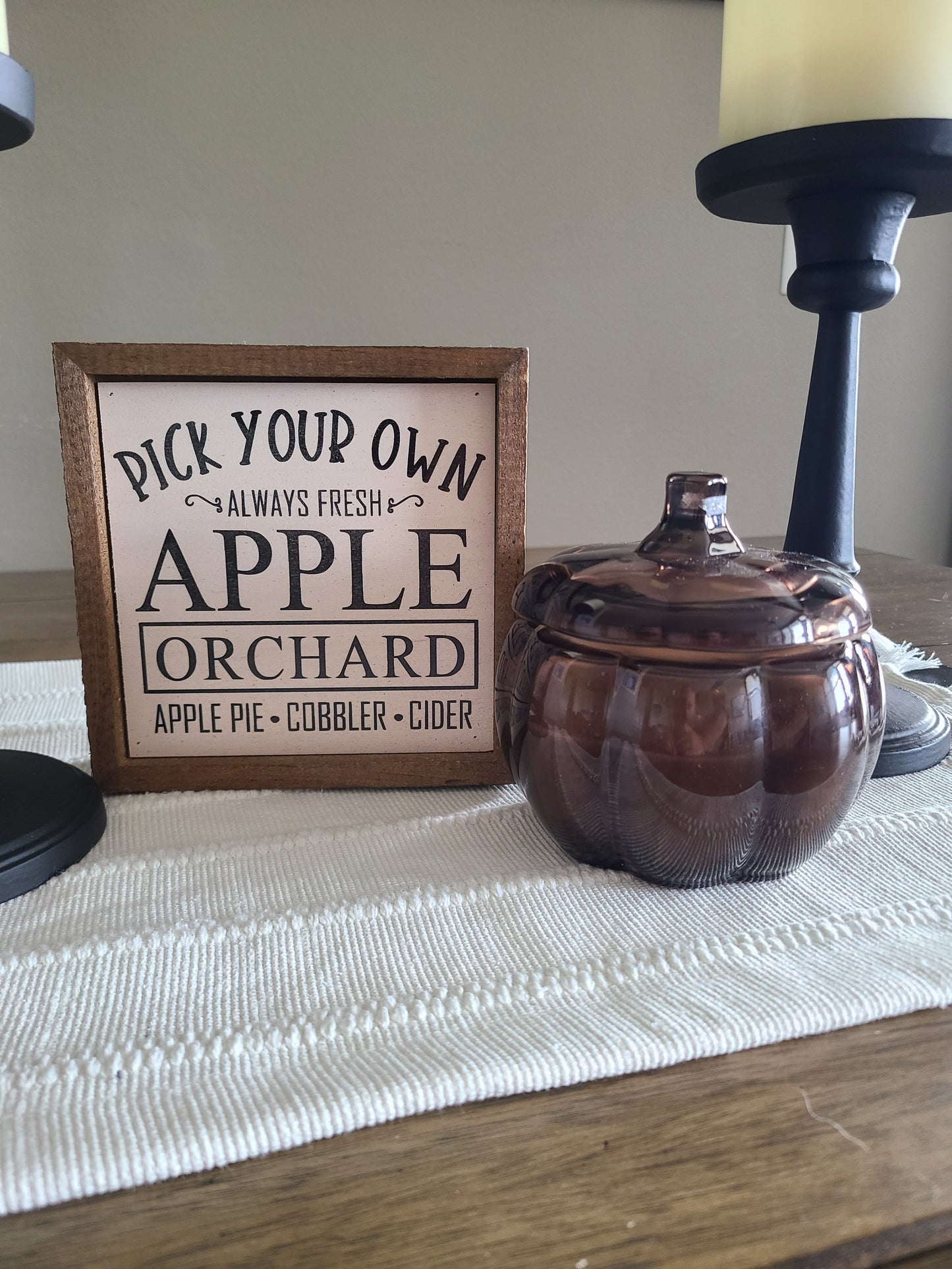 Pick Your Own Apples Wooden Sign