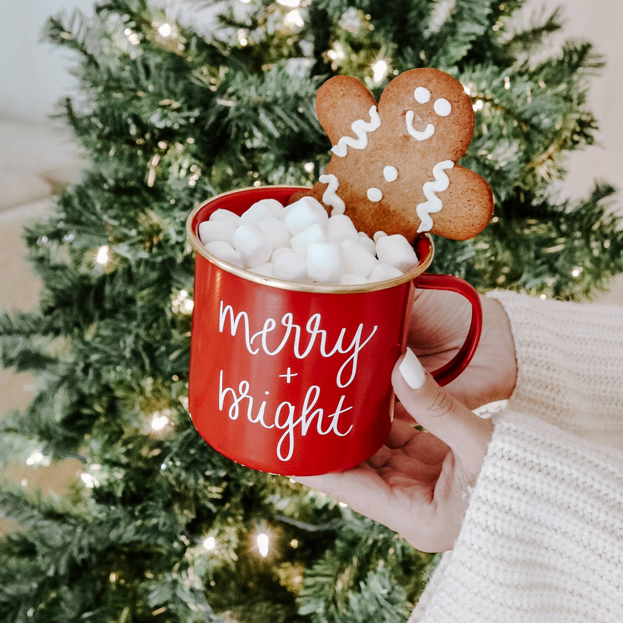Merry & Bright Red Campfire Mug