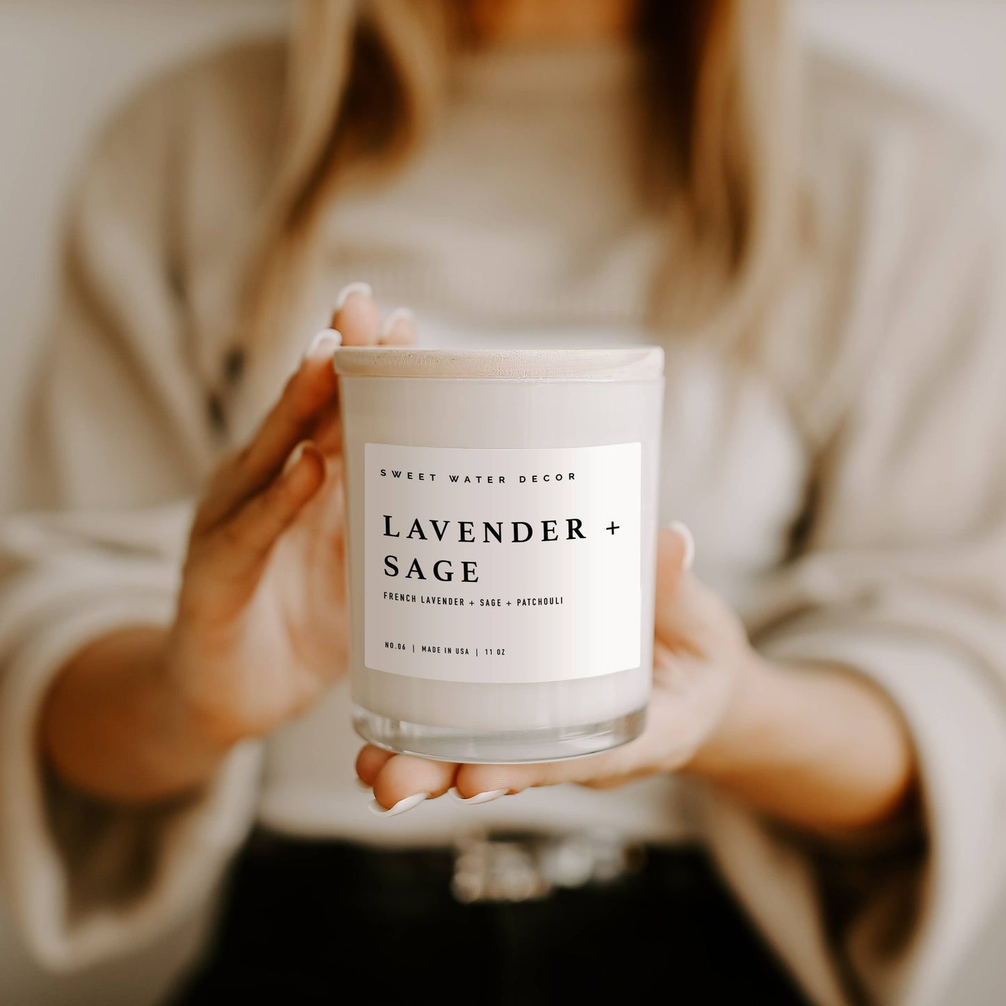 Lavender + Sage Soy Candle