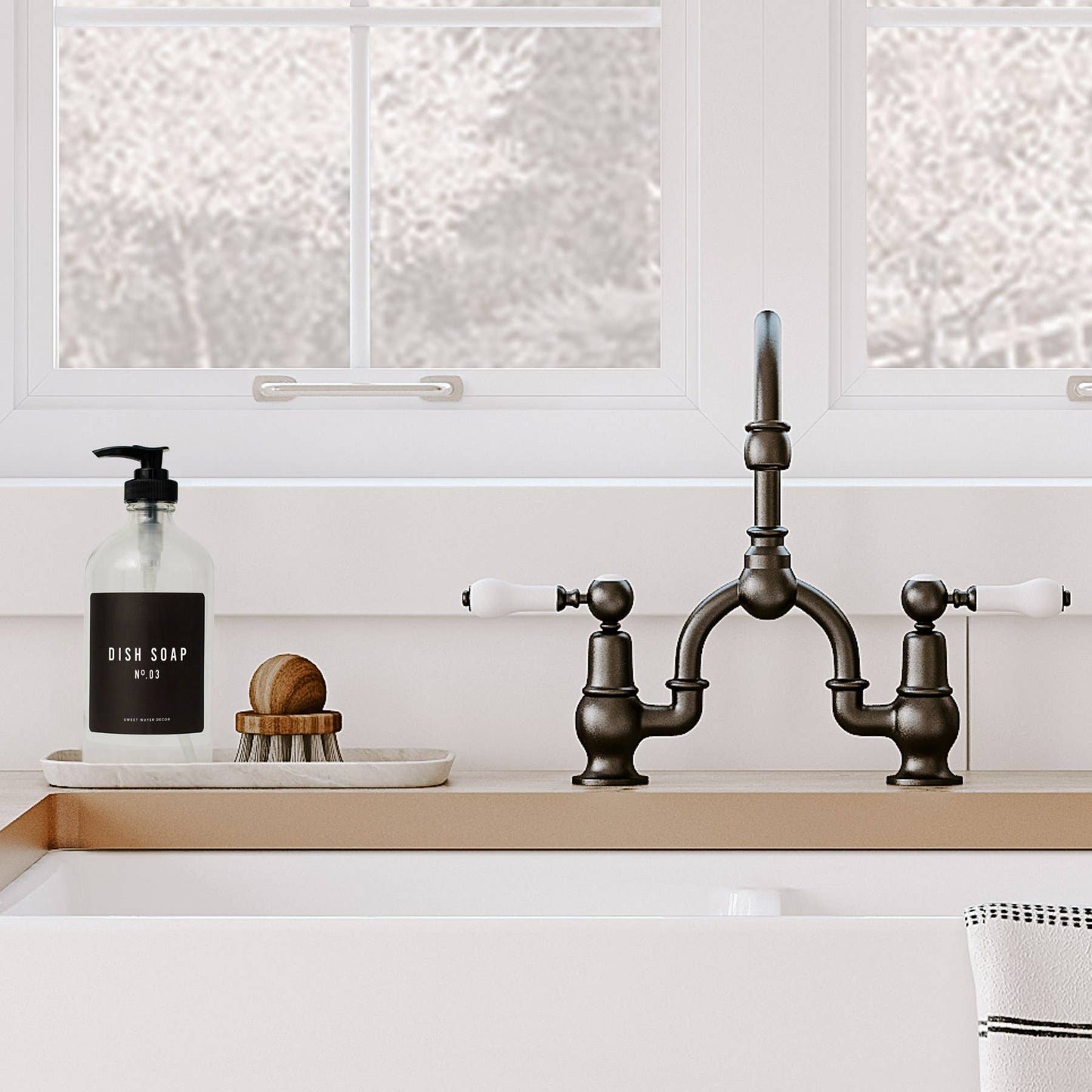 Glass Dish Soap Dispenser