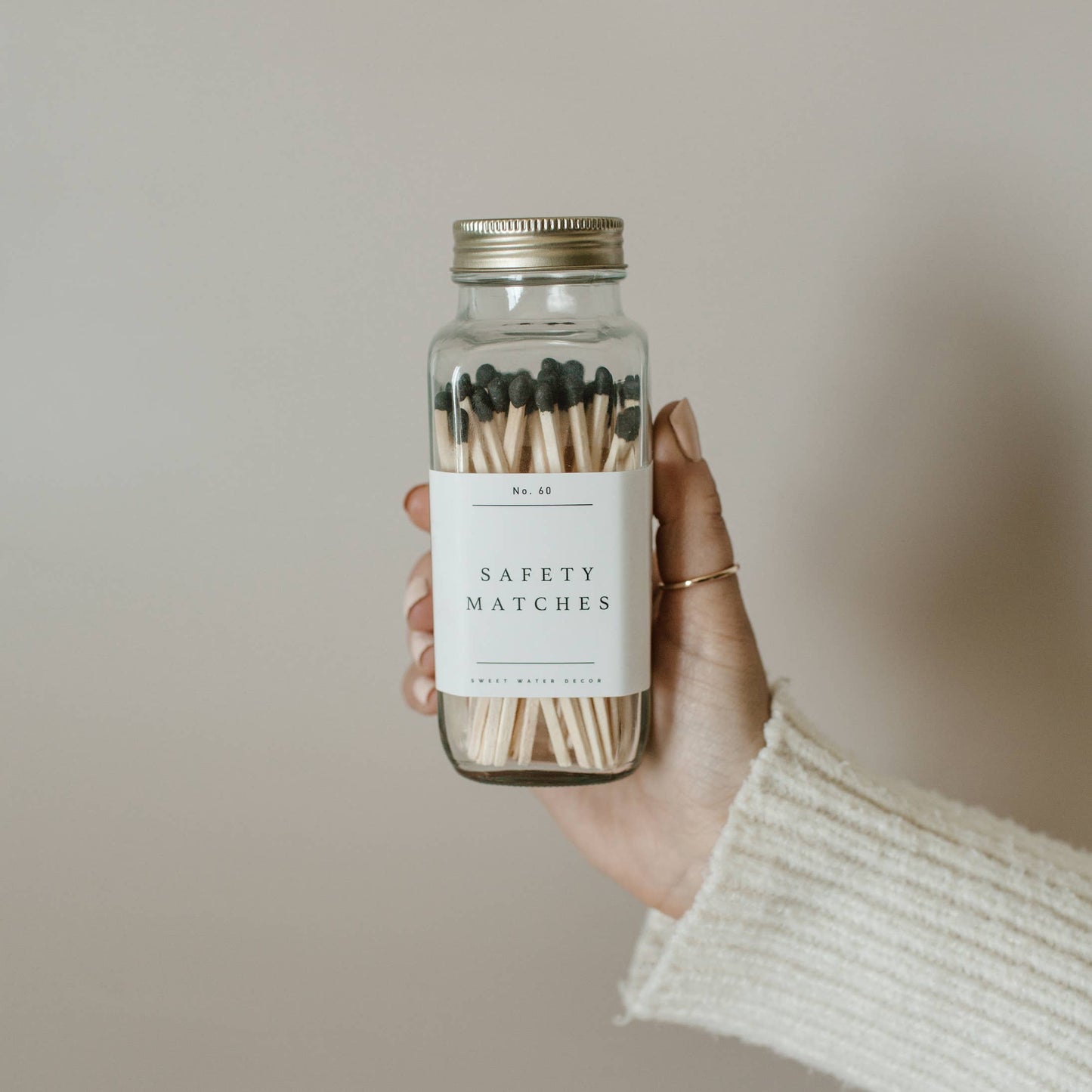 Black Safety Matches