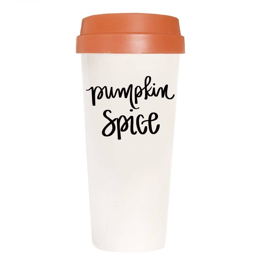 Pumpkin Spice Travel Coffee Mug