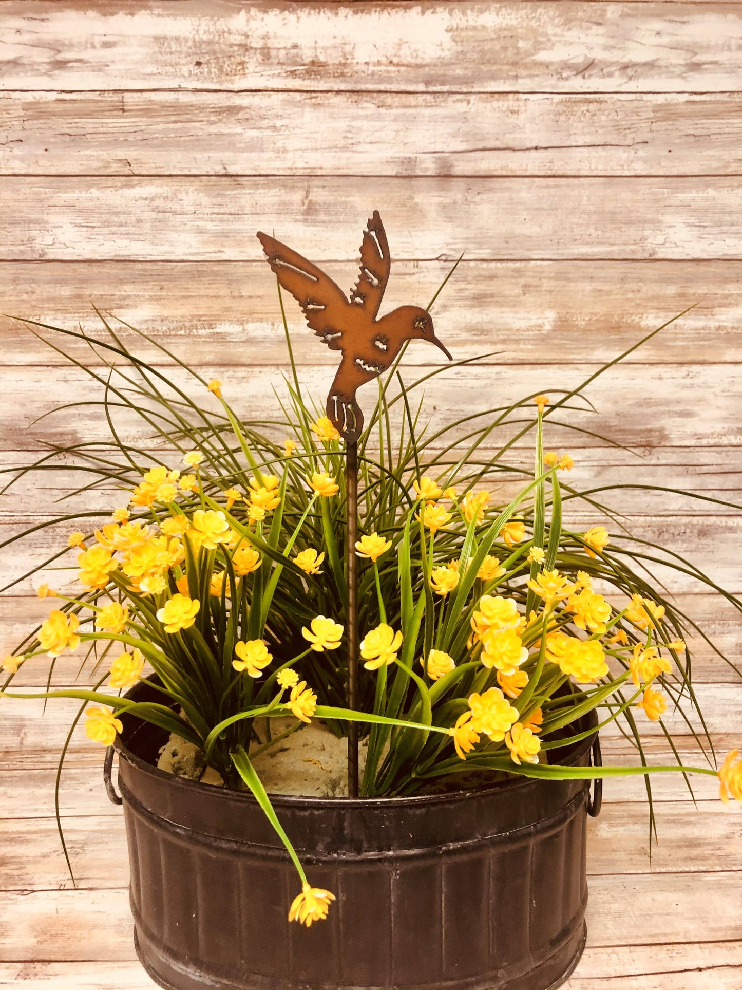 Hummingbird Garden Friend Plant Stake