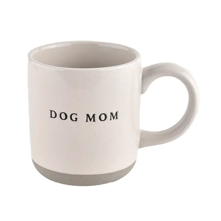 Dog Mom Stoneware Mug
