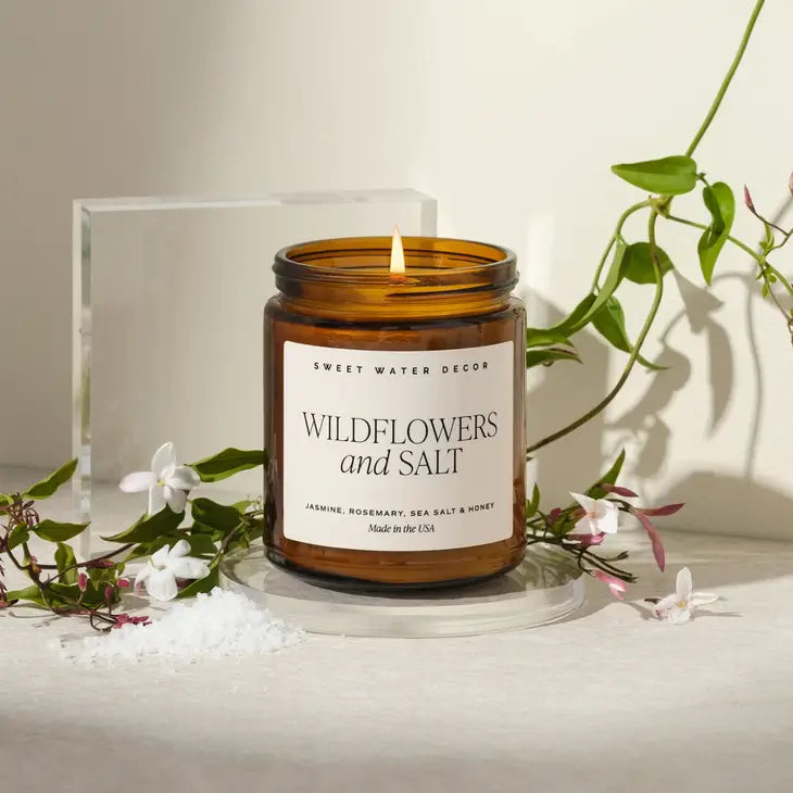 * PRE ORDER * Wildflowers + Salt Soy Candle