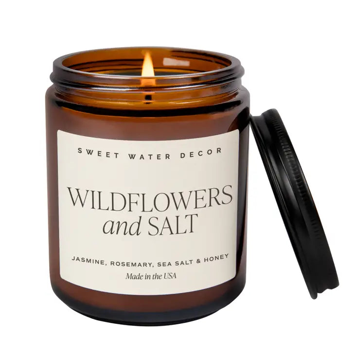 * PRE ORDER * Wildflowers + Salt Soy Candle