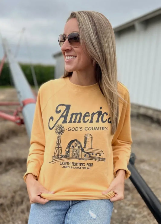 America God’s Country Sweatshirt