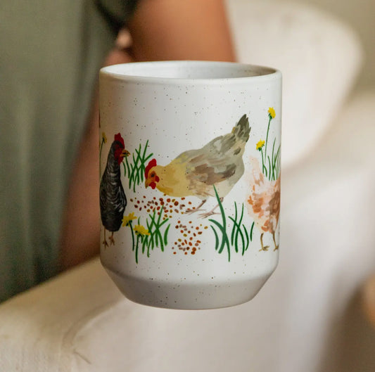 * PRE ORDER * Chickens Ceramic Mug