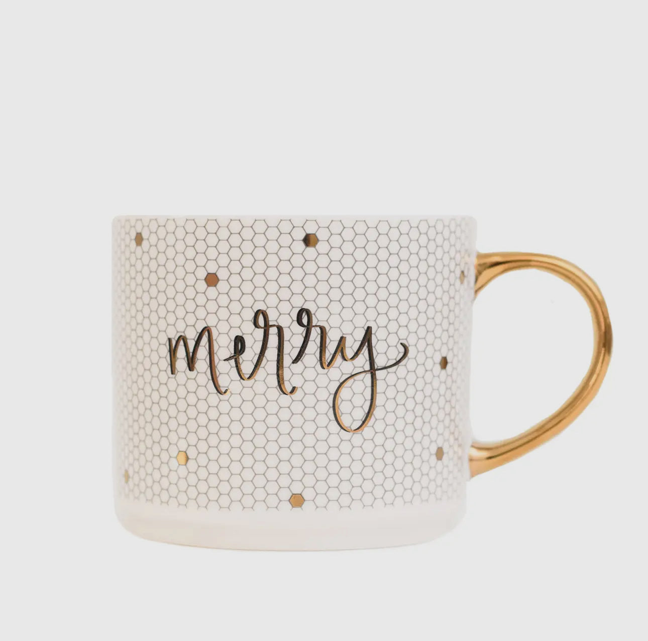 Merry Gold Tile Mug