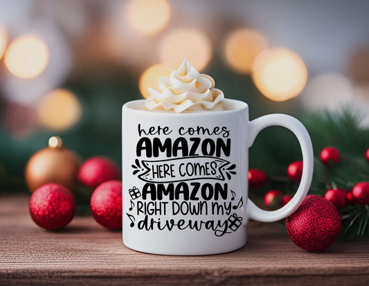 Here Comes Amazon Mug