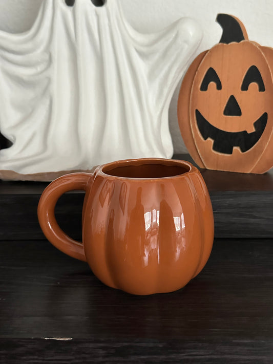 Pumpkin Stoneware Mug