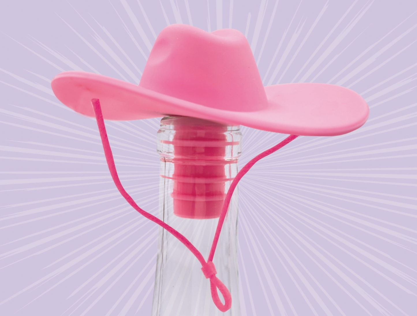 Giddy Up Cowgirl Hat Wine Stopper