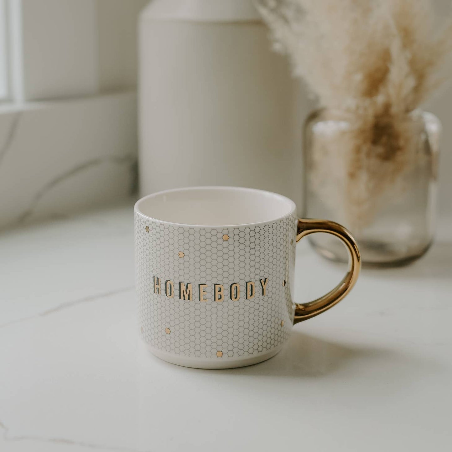 Homebody Gold Tile Mug