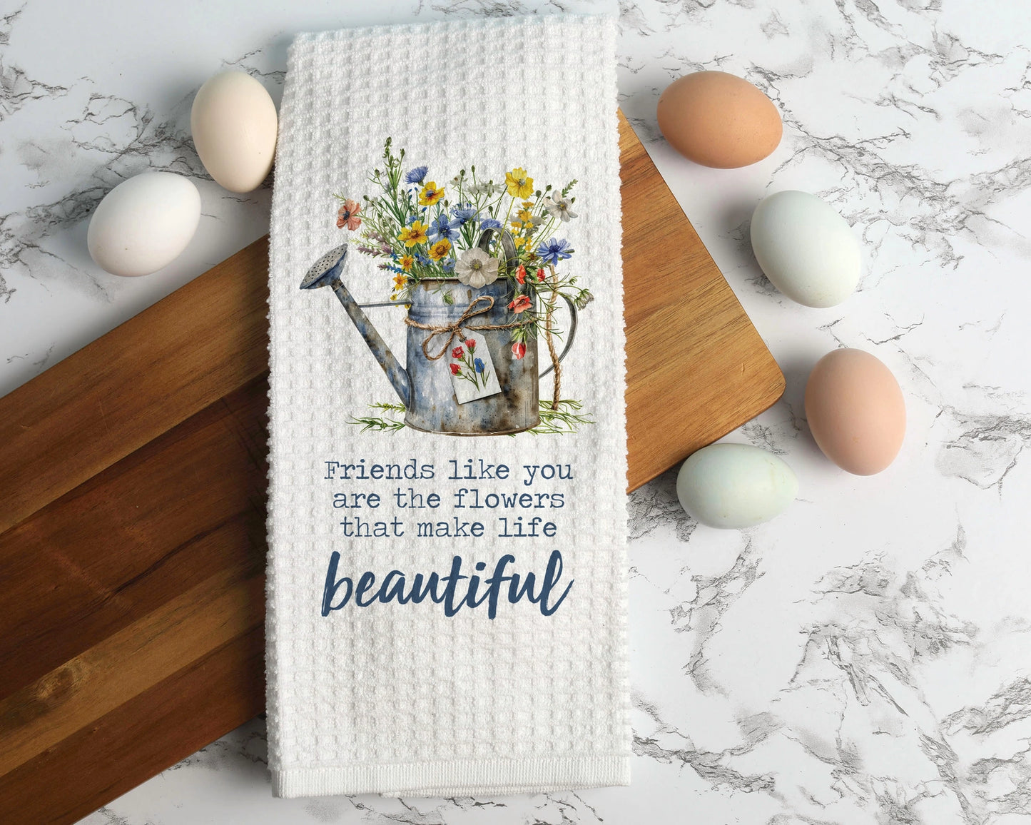 Friends Like Flowers Kitchen Towel