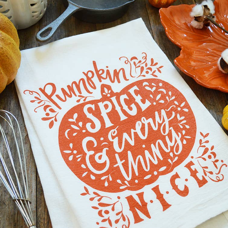Pumpkin Spice Kitchen Towel