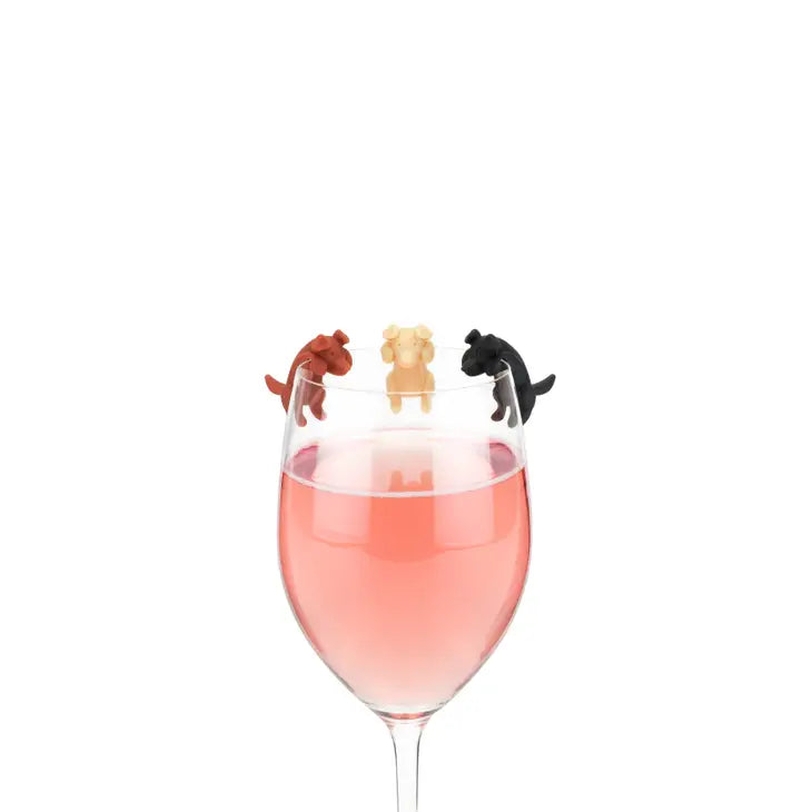 Spot On Dog Wine Glass Markers