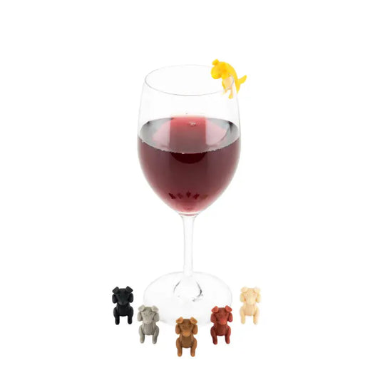 Spot On Dog Wine Glass Markers