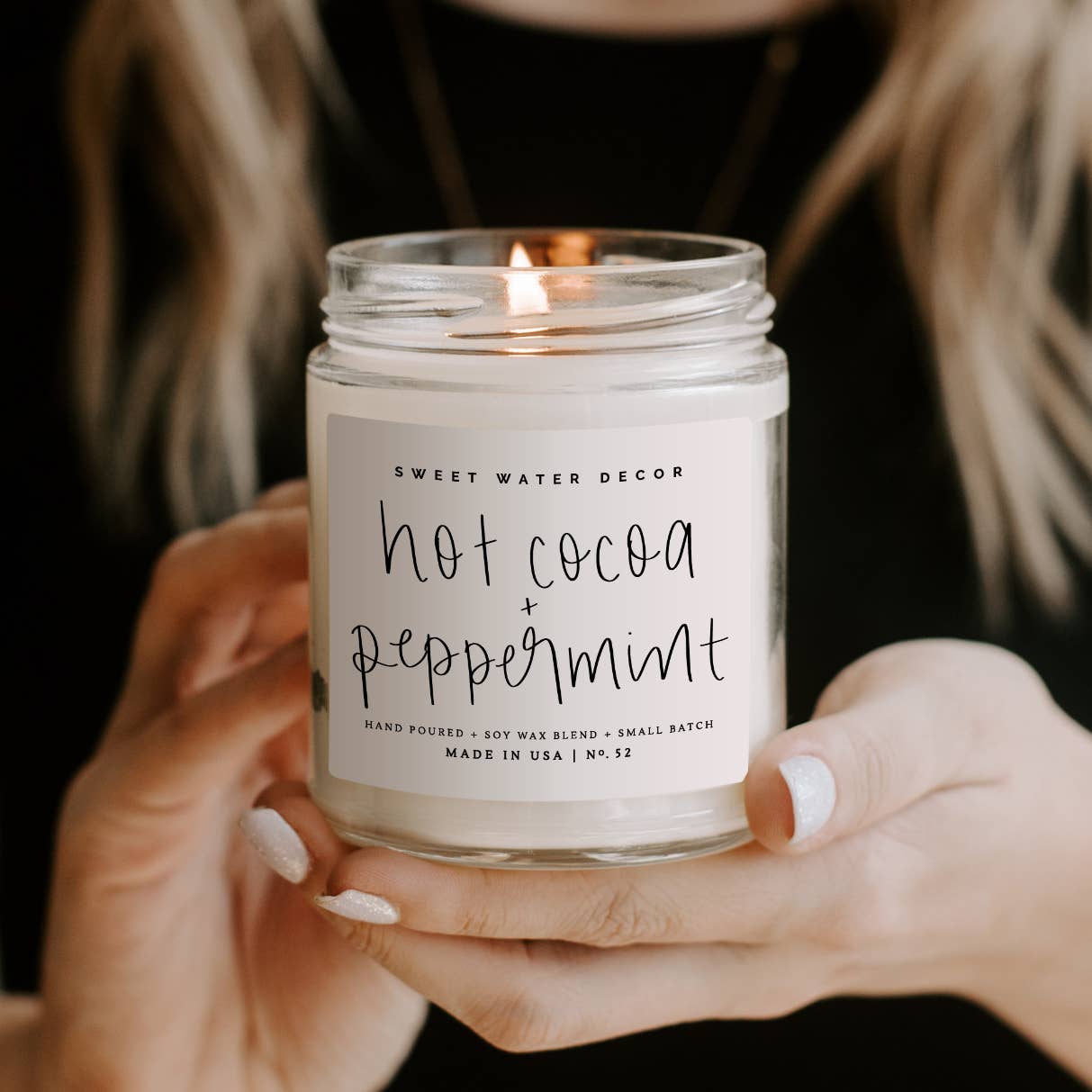 Hot Cocoa & Peppermint Soy Candle