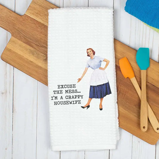 Crappy Housewife Kitchen Towel
