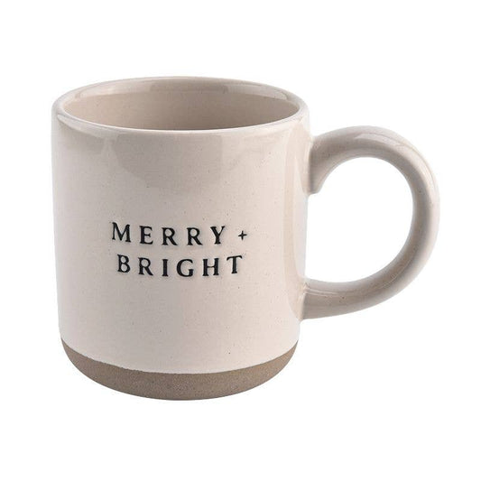 Merry + Bright Stoneware Mug