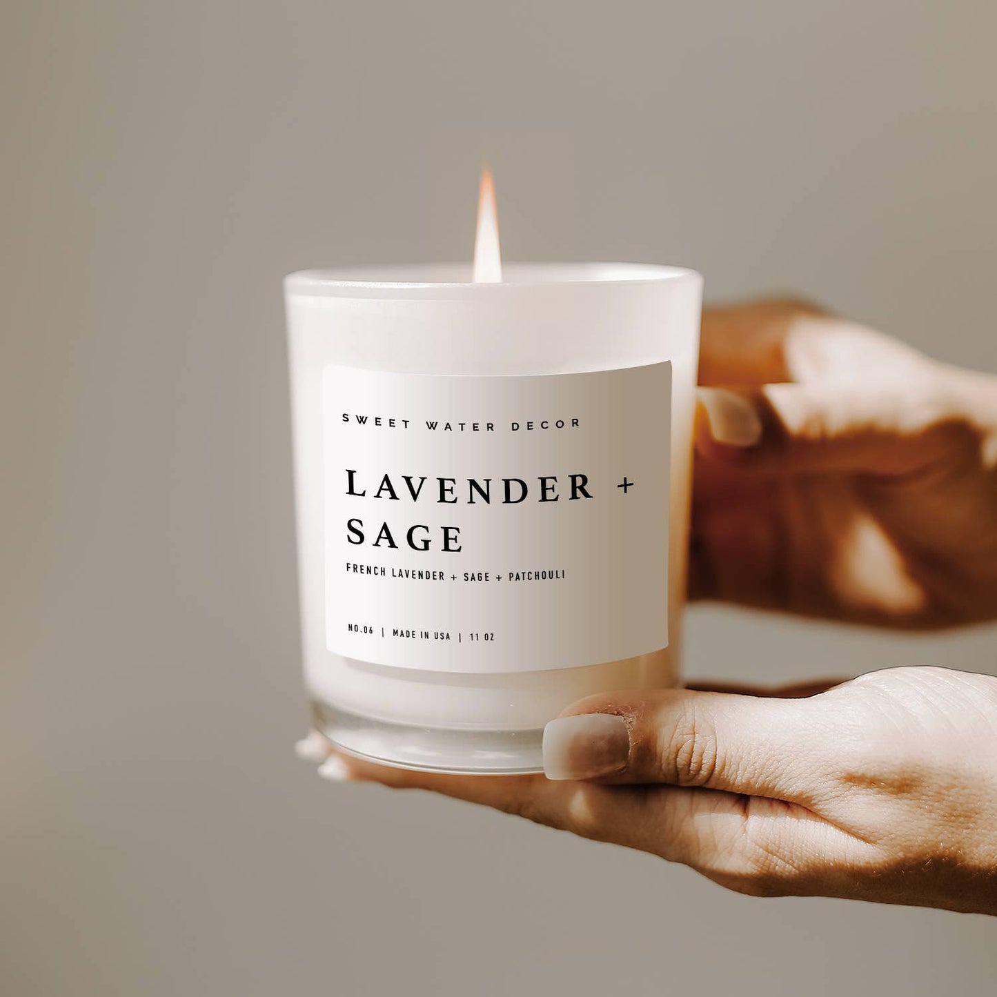Lavender + Sage Soy Candle