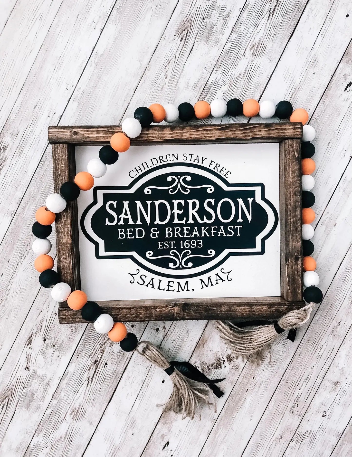 Sanderson Sister Bed & Breakfast Wooden Sign
