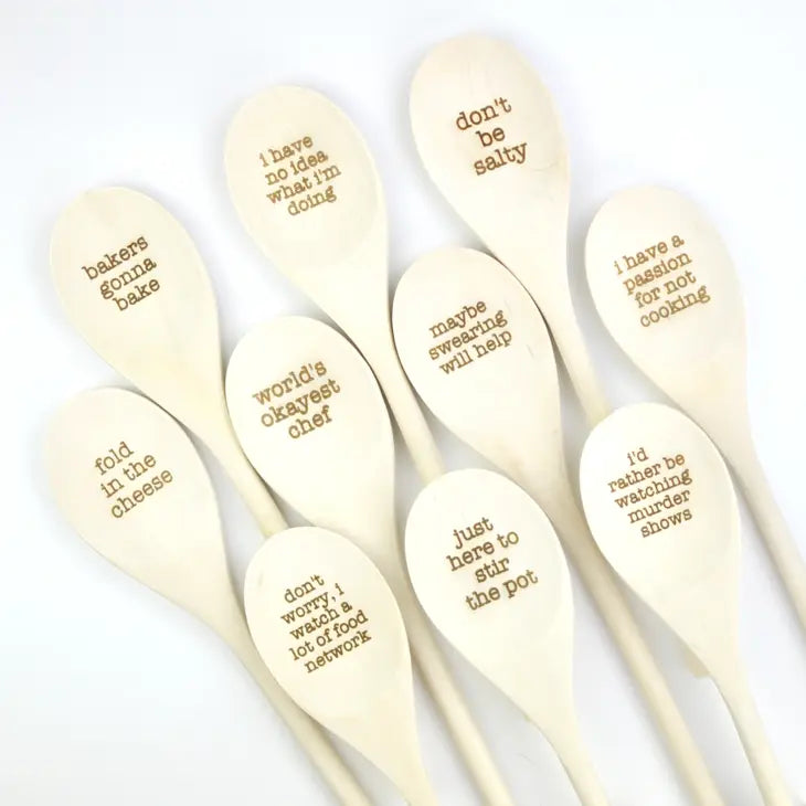 Witty Wooden Spoons