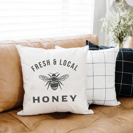 Fresh & Local Honey Pillow Cover