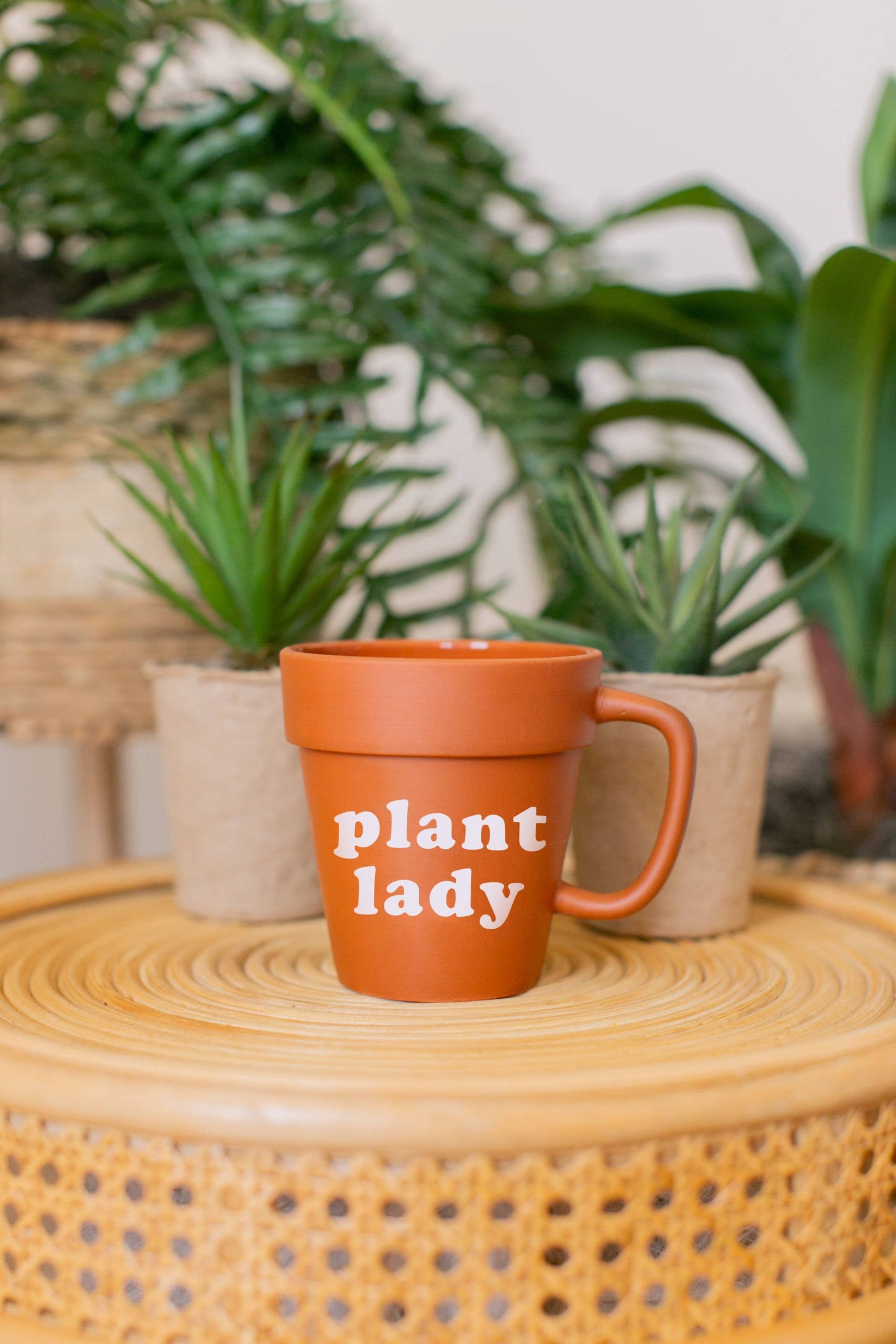 Plant Lady Terracotta Mug
