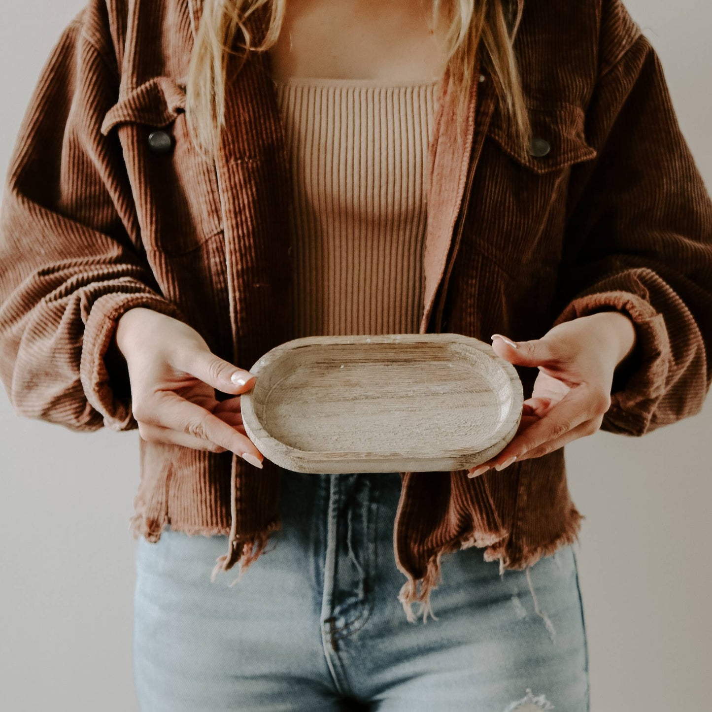 Rustic Small Wooden Tray